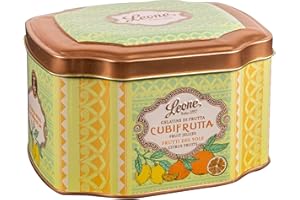 ‎PASTIGLIE LEONE Leone seit 1857 - Dose Fruchtgelees Sonnenfrüchte - Fruchtgelees - Leone vegane und glutenfreie Bonbons - 200g Dose