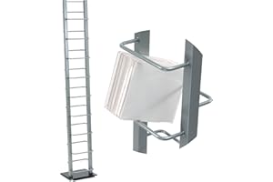 DESIGN DELIGHTS SCAFFALE Porta CD | Colore Argento, Alluminio, 138 cm | per 126 CDs