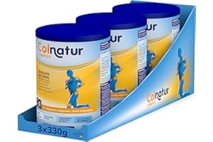Colnatur Complex Neutro 3PACK - Colágeno con Magnesio y Vitamina C para Músculos y Articulaciones - 3 Botes de 330g - Amazon Exclusive