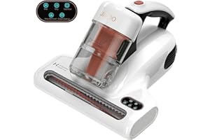 JIGOO J200 Aspirateur Anti acariens, Blanc, 500 W, 0.3 liters, 70 décibeles
