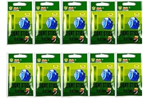 QualyQualy Glow Sticks for Fishing Floats and Bobbers, 10-250Pcs Light Sticks for Fishing Bell Alarm, Fishing Glow Sticks Bulk Kit