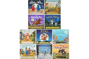 Julia Donaldson Collection 10 Books Set (Zog and the Flying Doctors, Tiddler, The Scarecrows' Wedding, Stick Man, The Ugly Five, The Smeds and the Smoos, Superworm, The Highway Rat, Tabby Mctat, Zog)