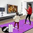 LJXiioo Dance mats Double 3D Somatosensory Game Console, Support All TV And USB Connections, Silicone Massage Electronic Dancing Step Pads