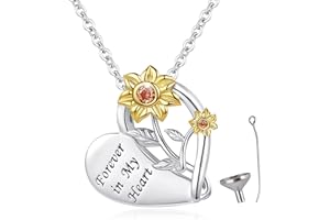 Canghai Rousa Butterfly Cremation Urn Necklace for Ashes, Alloy Keepsake Pendant Necklace Ashes Holder Memorial Jewelry for Human or Dog Pet