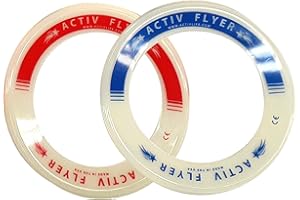 ‎ACTIV LIFE Activ Life Kid’s Flying Rings (2 Pack) They Fly Straight & Don’t Hurt, 80% Lighter Than Standard Rings - Replace Screen Time with Healthy Family Fun - Get Outside & Play