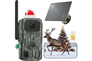 Xega 4G【Detección PIR 3】 Cámara de Caza con Tarjeta SIM y App,2K HD Solar Camara Fototrampeo sin WiFi,Nocturna Invisible 940nm,0,1s Activación,Batería de 7800 mAh,Audio Bidireccional,TF/Nube,GPS IP66