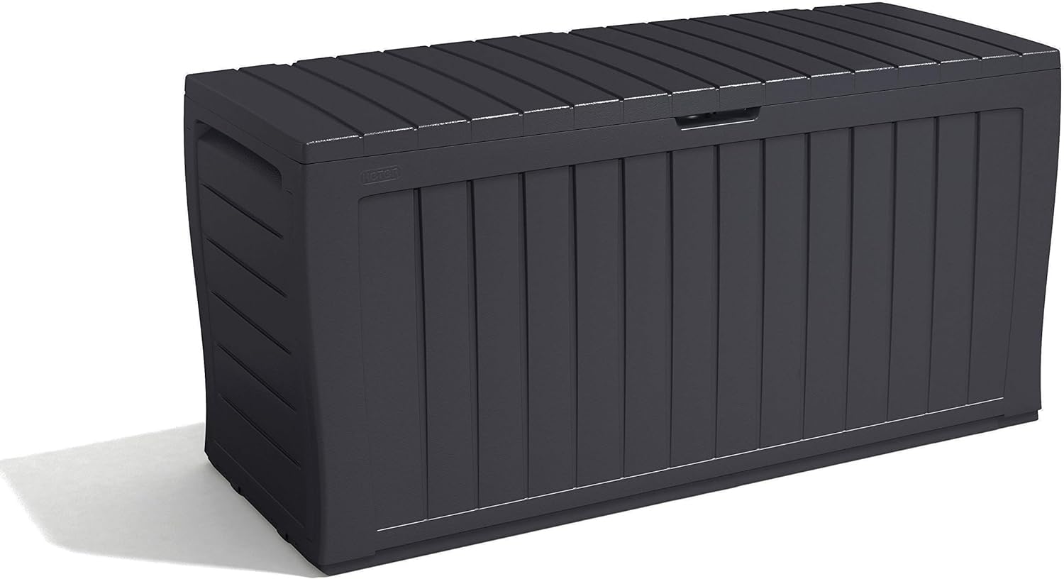 Keter 247661 Boîte de rangement de jardin Marvel+ 270 L, gris graphite