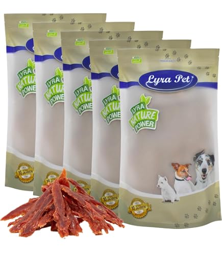Lyra Pet Entenbrustwürfel Hundesnack – 5 Kg, Fettarm, Getrocknet, Hypoallergen