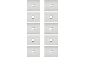 Etomvoop 10 Stück Markisen-Kederösen 5/6 mm – 7/8 mm Aufhängeöse für Kederschiene, langlebige graue Camping-Öse Markisenhaken für Wohnmobil, Wohnwagen