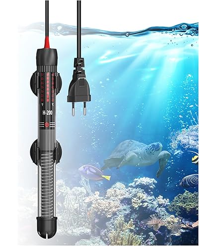 Chauffage D'aquarium - Thermostat Réglable - Avec 2 Ventouses - Chauffage D'aquarium Pour Réservoirs De Poisson Et Aquarium (60L 50W