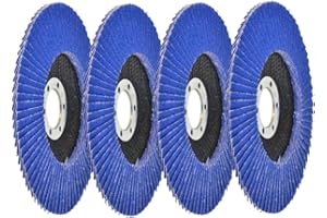 Q TOOLS Profi-Fächerscheibe 125 | 4 Stück | Korn 240 | Versand aus Deutschland