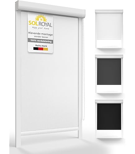 SOLUNA Duo rolgordijn verduisterend D-R6 wit 60x175 cm kopen SOLUNA Duo rolgordijn verduisterend D-R6 wit 60x175 cm kopen