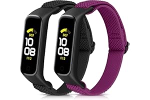 Vodtian Elastyczna bransoletka kompatybilna z Samsung Galaxy Fit 2, dla kobiet i mężczyzn, regulowana bransoletka zastępcza, nylonowy pasek do zegarka Galaxy Fit 2