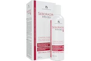 Seboradin Champú para la Pérdida y el Crecimiento del Cabello Fitocell con Células Madre de Tecnología Suiza Phytocelltec™ Malus Domestica y Biotina, para Hombres y Mujeres, 200 ml