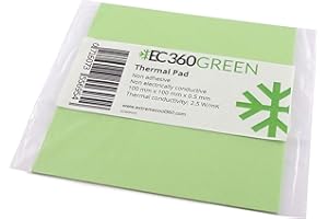 EC360® Green 2,5W/mK Podkładka Termoprzewodząca (100 x 100 x 0,5 mm)