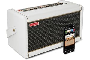 Positive Grid Spark 2: Amplificador de práctica para Guitarra de 50 W y Altavoz Bluetooth con Looper más App Inteligente para Guitarra eléctrica, acústica y bajo con Funciones IA. Color Perla.
