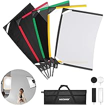 Neewer Kit Bandiere Pieghevoli 5 In 1 - 45x60 Cm, Per Fotografia E Luce - Foto 1