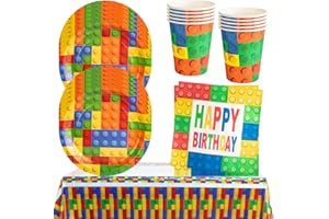 HGSHUO Vajilla Cumpleaños Decoracion Vajilla para Fiesta Cumpleaños Arcoíris Mantel Cubiertos y Platos Taza Papel Servilleta Happy Birthday Baby Shower 10 Invitados