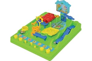 TOMY GAMES TOMY T7070 Kinderspiel Crazy Ball (Tricky Golf), Hochwertiges Kinderspielzeug, Mini Spiele, Geschicklichkeitsspiel Kinder, Labyrinthspiel, Geschenke für Kinder ab 5 Jahren, Flipper Kinder
