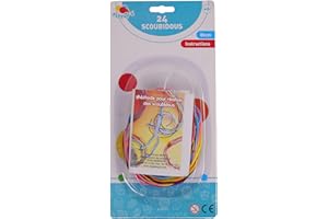 FLYPOP'S - 24 Scoubidou-Fäden - Freizeitspiel - 010879LIN1 - Mehrfarbig - Kunststoff - Kreativspiel - Kinderspielzeug - Stränge - 80 cm x 0,5 cm - Ab 6 Jahren
