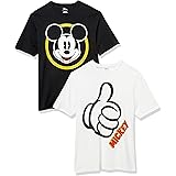 Amazon Essentials Disney | Marvel | Star Wars T-Shirt Girocollo (Disponibili nelle Taglie Big & Tall) Uomo, Pacco da 2