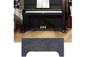 PPGE Soundproof Rug for Piano, Upright Piano Carpet Protector Sound Dampening Non-Slip Carpet Acoustic Pads Sound Proof Floor Mat Soundproofing Blankets Sound-Absorbing Mat 160x70cm(Color:Grey)