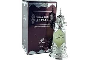 ANFAN Dehn Al Oudh Abiyad By Afnan 20ml Concentrated Perfume Oil Unisex