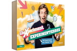 FRANZIS 67198 - CheXperiment Experimentierbox: 35 Experimente mit Checker Tobi. Ab 6 Jahren