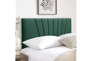 HB-1 Headboards for Beds – Sunrise 24'' Divan Bed Headboard – Headboards for Divan Beds, Bedroom & Hotel Furniture, Elegant Soft Plush Fabric Head Board