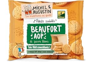 Michel et Augustin Lot de 12 Biscuits Apéritifs Beaufort Aop 30 g