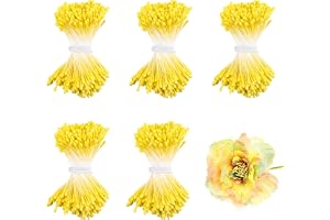 XRXYMQ blomstämpel 1750 st gul dubbelhuvud gör-det-själv pysselset