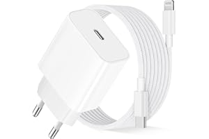 iPhone Ladekabel,25W Original MFi Zertifiziert iPhone Ladegerät Lightning Kabel für iPhone 14 13 12 11 Pro Max Plus Mini Xs Xr X 8 7 iPad,USB C Adapter Charger Schnellladegerät mit 2M Schnellladekabel