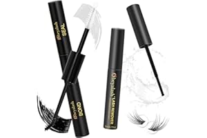 ‎OBEYALASH Obeyalash Lash Bond & Seal Kleber Entferner Set für einzelne Cluster Extensions, starker Halt, langanhaltender wasserfester Bond und Seal Wimpernkleber, Wimpernkleber Entferner