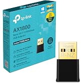 TP-Link Archer TX20U Nano, AX1800 Mbps, Dual Band, MU-MIMO, USB 2.0, WPA3, Windows 10/11 Compatible, Wi-Fi 6 Nano USB Adapter