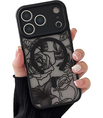 Newseego Handyhülle Für IPhone 16 (6,1 Zoll) – Süßes Herz-Design, MagSafe-kompatibel, TPU Stoßschutz, Rosa