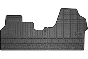 ‎MOTOS MOTOS Gummimatten Auto Fussmatte passend für Opel Vivaro C ab 2019 Van, 9 Passagier, erste Sitzreihe Verbessern Sie Ihren Reisekomfort mit Antirutschmatte Auto- Allwetter fußmatten Auto, Schutz vor Ve