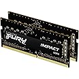 Kingston FURY Impact 32 GB (2 x 16 GB) 3200MHz DDR4 CL20 Laptop Memory Kit of 2 KF432S20IBK2/32