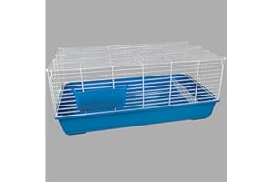 marko Pet Accessories Rabbit Guinea Pig Pet Cage Hutch Indoor Cages Water Bottle House Accessories (120cm Pet Cage)