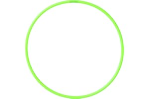 Play Juggling - Cerchio Hula Hoop - Perfect Hoop da MANIPOLAZIONE - Ø 55 cm - Peso 140 g - Colore Verde UV