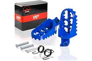 1PZ GF4-R2B Aluminiumlegierung Motorrad Fußrasten Pedale Rest Fußrasten Ersatz für PW50 PW80 TW200 Dite Bike