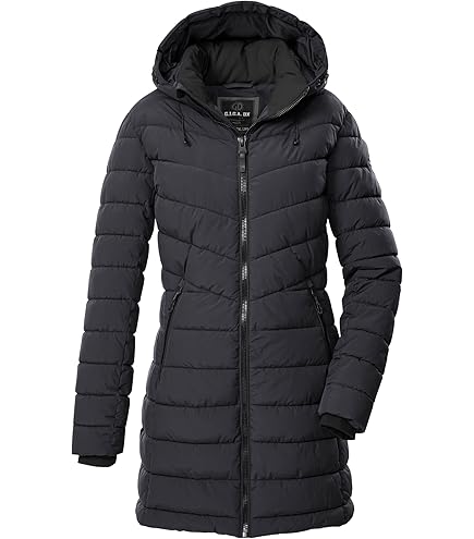 STOY Gewatteerde jas STS 17 WMN QLTD JCKT ademende gewatteerde jas met afneembare capuchon in