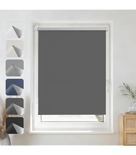 Store enrouleur | Store à rouleau occultant largeur du tissu 161,6 cm polyester CFW45584 | Leroy