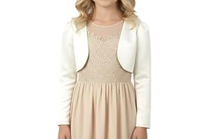 BlackButterfly Enfants Satin Manche Longue Boléro Filles