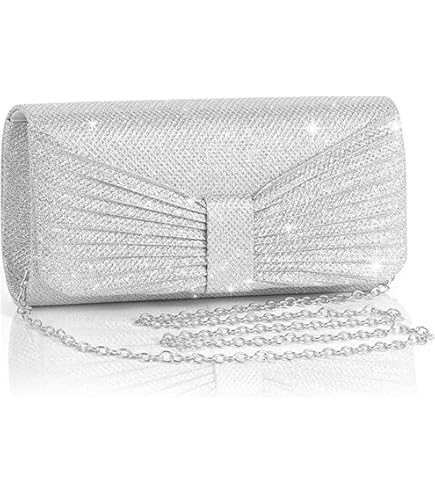 Sahkgye Dames Avond Clutch Tas voor Bruiloft Clutch Portemonnee Ketting Omhangtas Klein Party Hand Tas Handvat - Goud, goud