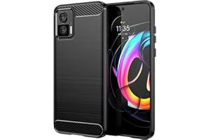 LIUZIHAN Cover per Motorola Edge 30 Neo. Design della Manica in Silicone Morbido e Sottile, Antiurto e, Custodia per Motorola Edge 30 Neo.(Nero)