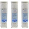 3 x Finerfilters Reverse Osmosis System 10" Coconut Carbon Block Water Filter Cartridge