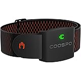 COOSPO HW9 Fascia Cardio da Braccio, Ant+ Bluetooth5.0 Cardiofrequenzimetro Braccio Ottica Impermeabile IP67, Compatibile con