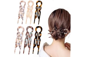 KAEMPE 6 Pièces French Pin Femme, Hairpin, Pince Chignon Accessoire Cheveux