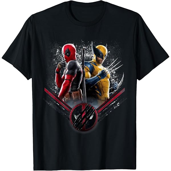 T-shirt Vintage Marvel Années 90 Deadstock - Wolverine Vs Silver Samurai - Taille L FOTL