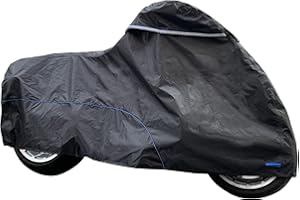 FENRIR 245cm telo coprimoto Copertura moto da esterno impermeabile compatibile con Harley Davidson Dyna Softail Street Bob Fat Boy Fat Bob Low Rider Breakout VRod Vulcan R18 Scout Chief California